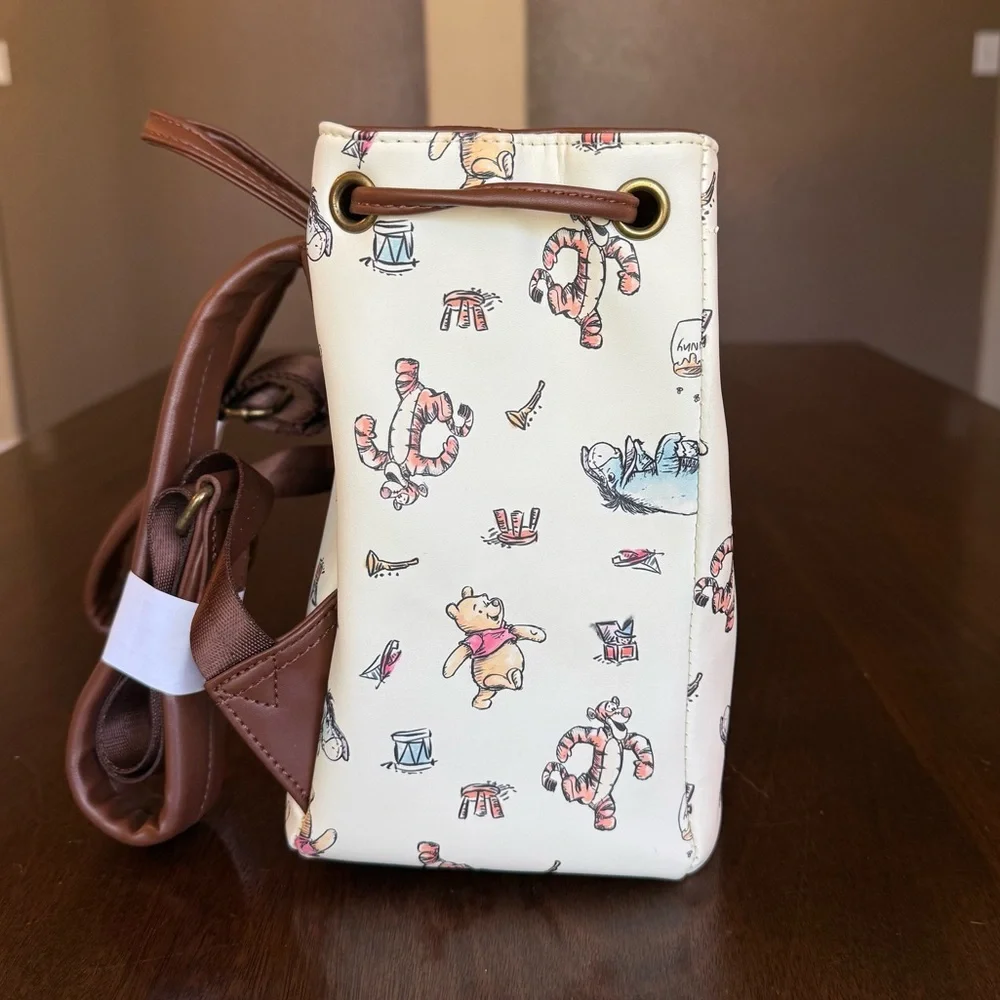 Loungefly Disney Winnie The Pooh Character Sketches Mini Backpack - Picture 3 of 13